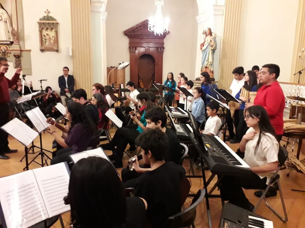 Fundación Buen Pastor patrocina encuentro de orquestas